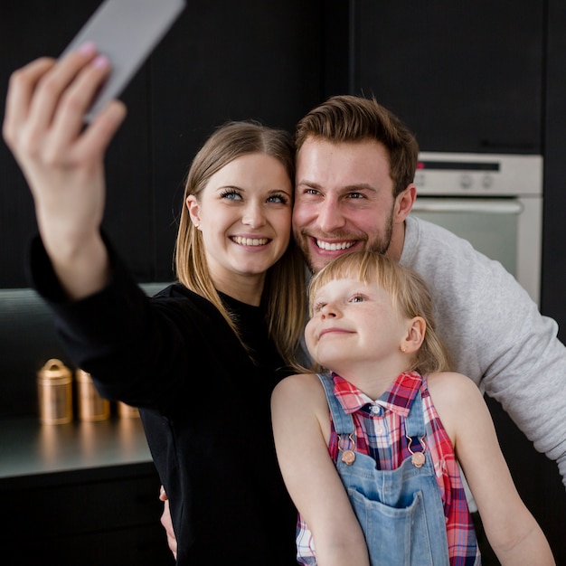 Loving Family Taking Selfie – Free Download, Free Stock Photo