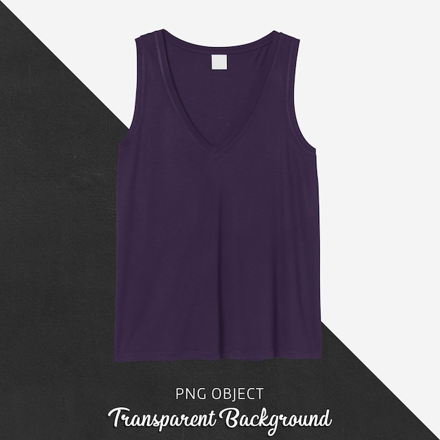 Purple Tank Top Mockup – Free to Download