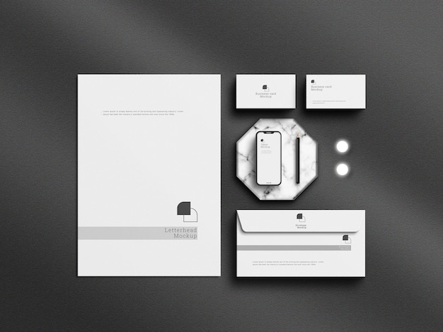 Corporate Stationery Branding Mockup – Free Download