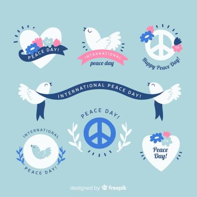 Peace Day Badge Collection – Free Stock Photos to Download