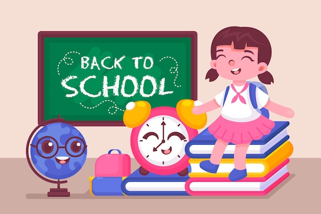 Back to School Background – Free Download