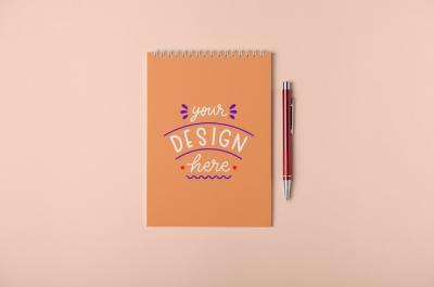 Spiral Notebook Mockup – Free Download