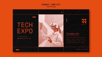 Technology Banner Template – Free Download, Download Free Stock Photo