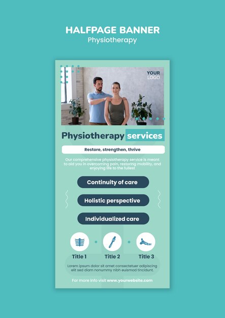 Physiotherapy Template Design – Free Stock Photo for Download