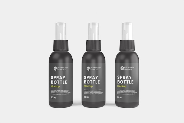 A Bottle of Spray Bottle Mockup – Free Stock Photo for Download