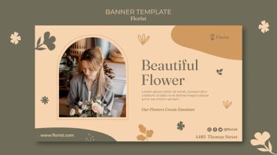 Horizontal Banner of Flower Bouquet – Free Download, Download Free Stock Photo