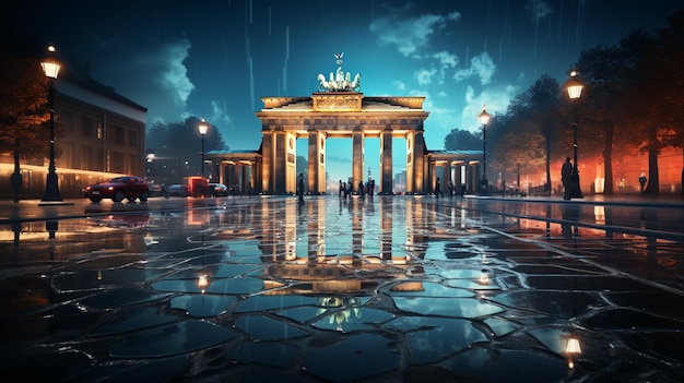 Stunning Brandenburg Gate in Berlin – Free Stock Photo Download