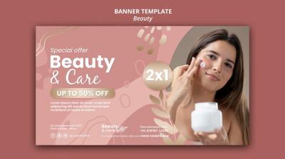 Beauty Banner Design Template – Free to Download