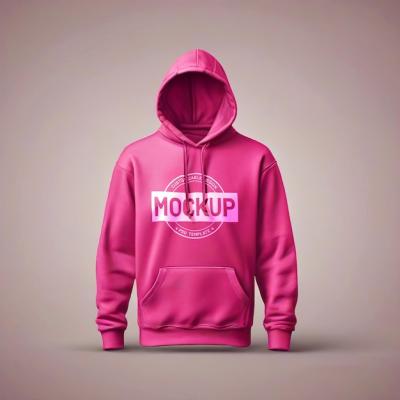 3D Plain Hoodie Sweatshirt PSD Mockup Design Template – Free Download