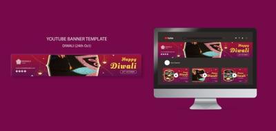 Elegant Diwali Template Design – Free Download