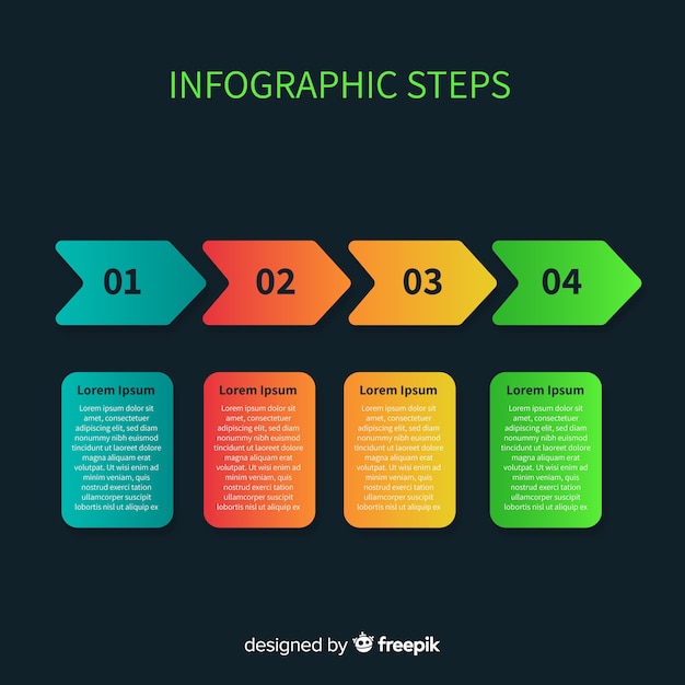 Infographic Steps – Free Download, Download Free Stock Photo