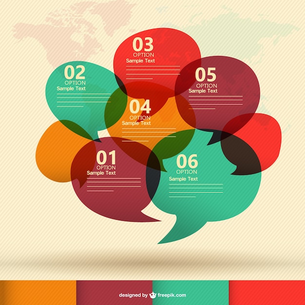 Communication Speech Bubbles Infographic – Free Download