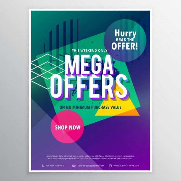 Mega Offers Poster – Free Stock Photo for Download