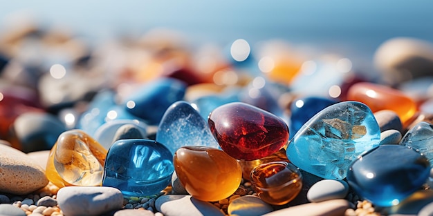 Beach Rocks Shimmering in Sunlight – Free Stock Photo, Download Free Stock Photo