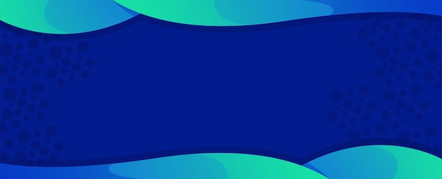 Colorful and Gradient Blue Banner Background – Free Download