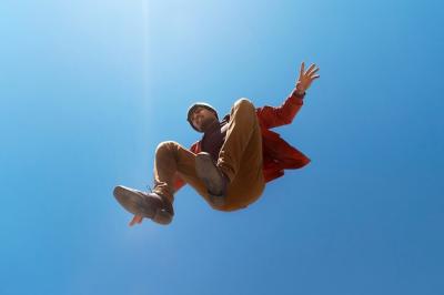 Fit Man Jumping Outdoors – Free Stock Photo for Download