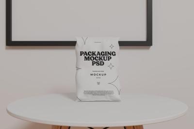 Snack Packaging Design Mockup – Free Download