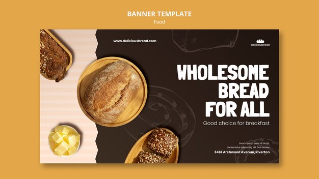 Food Banner Design Template – Free Download