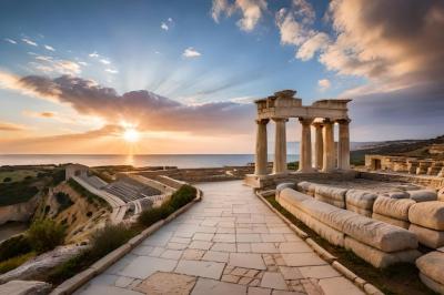 The Temple of Apollo at Sunrise – Free Stock Photo for Download