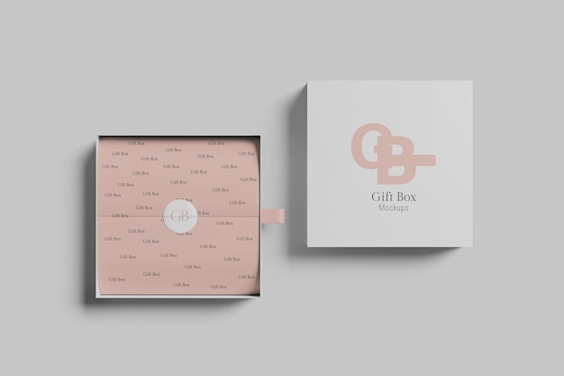 Gift Box Mockup – Free Download