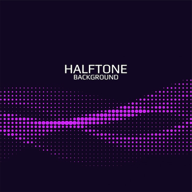 Abstract Modern Halftone Dots Background – Free Download