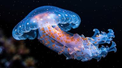 A Jellyfish Underwater – Free Stock Photo for Download