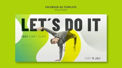 Social Media Promo Template for Dance Studio Classes – Free Download