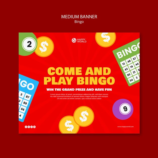 Bingo Template Design – Free Download