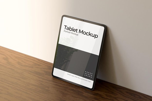 Minimalist Tablet Mockup – Download Free Stock Photo