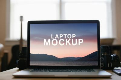 Laptop Screen Mockup Design Isolated – Free to Download