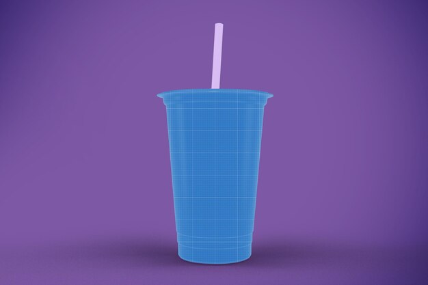 Transparent Plastic Cup Mockup – Free Download for Stunning Visuals