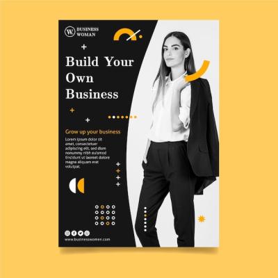 Business Woman Flyer Template – Free Download