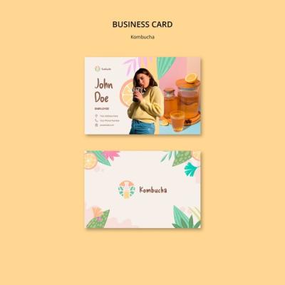 Kombucha Template Design – Free Download of PSD Templates