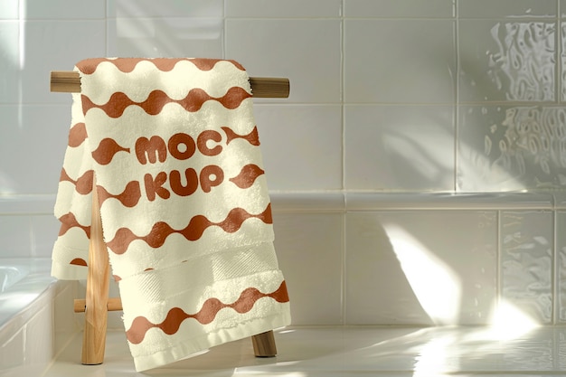 Warm Color Towel Mockup – Free Download for Your Projects