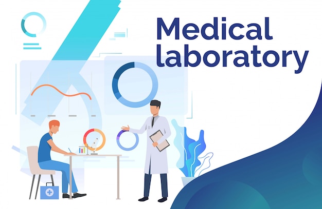 Laboratory Workers Analyzing Medical Data – Free Download