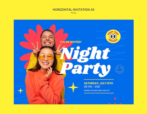 Party Template Design for Your Next Event – Free Download