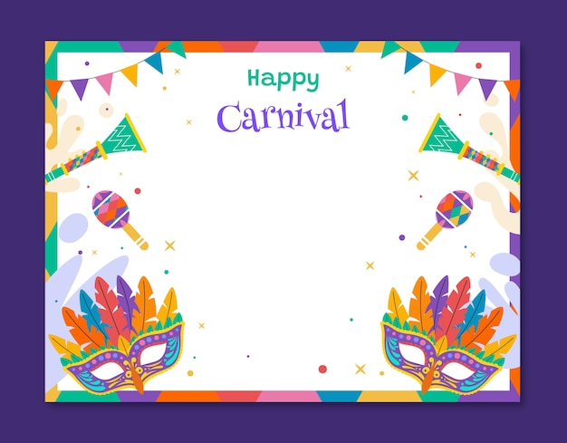 Carnival Party Celebration Photocall Template – Free Download