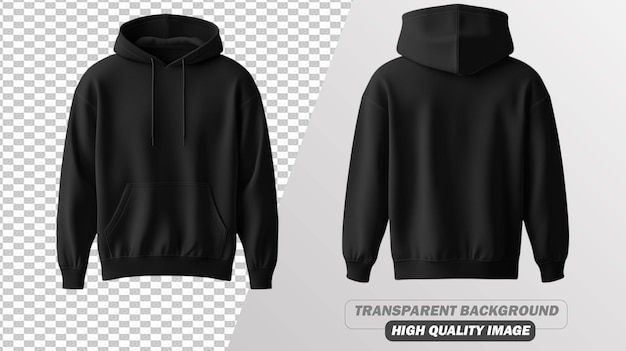 Hoodie Mockup with Transparent Background – Free Download