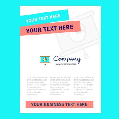 Presentation Company Title Page Design – Free to Download