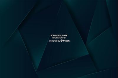 Dark Polygonal Background – Free Download