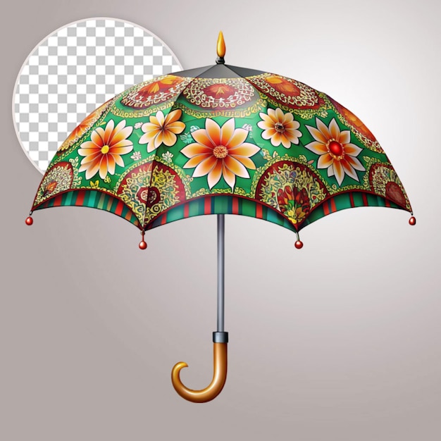 3D Umbrella on Transparent Background – Free Stock Photo for Download