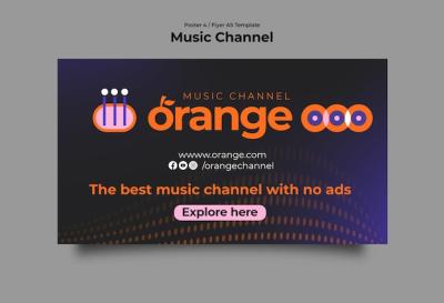 Music Channel Template Design for Creative Projects – Free Download