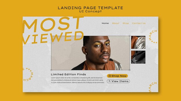 UI Concept Web Template – Free Download