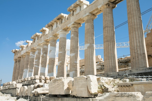 Parthenon Temple: Stunning Views of Ancient Greek Ruins in Acropolis of Athens – Free Download