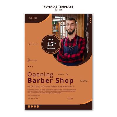 Barber Shop Flyer Template – Free Download