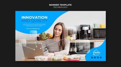 Technological Innovation Banner Template for Free Download