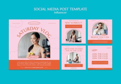 Saturday Vlog Social Media Post – Free Download, Free Stock Photo