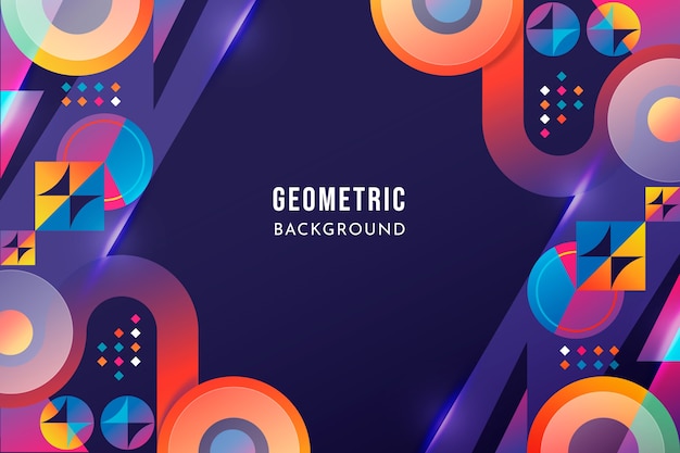 Gradient Geometric Background – Free Download