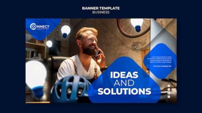 Business Banner Design Template – Free Download