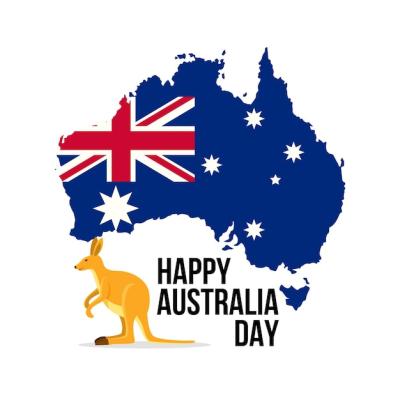 Australian Map Design for Australia Day – Free Download